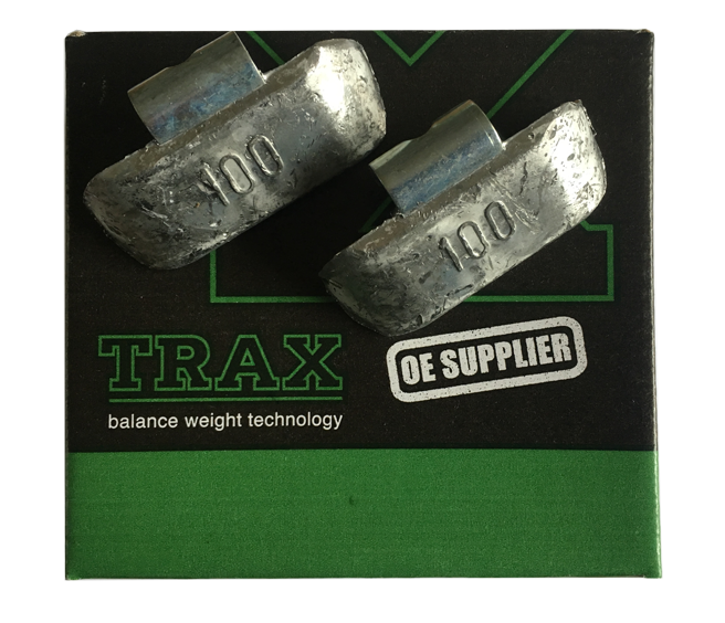 TRAX 100g Lead Wheel Weight for Truck Rims Box of 10