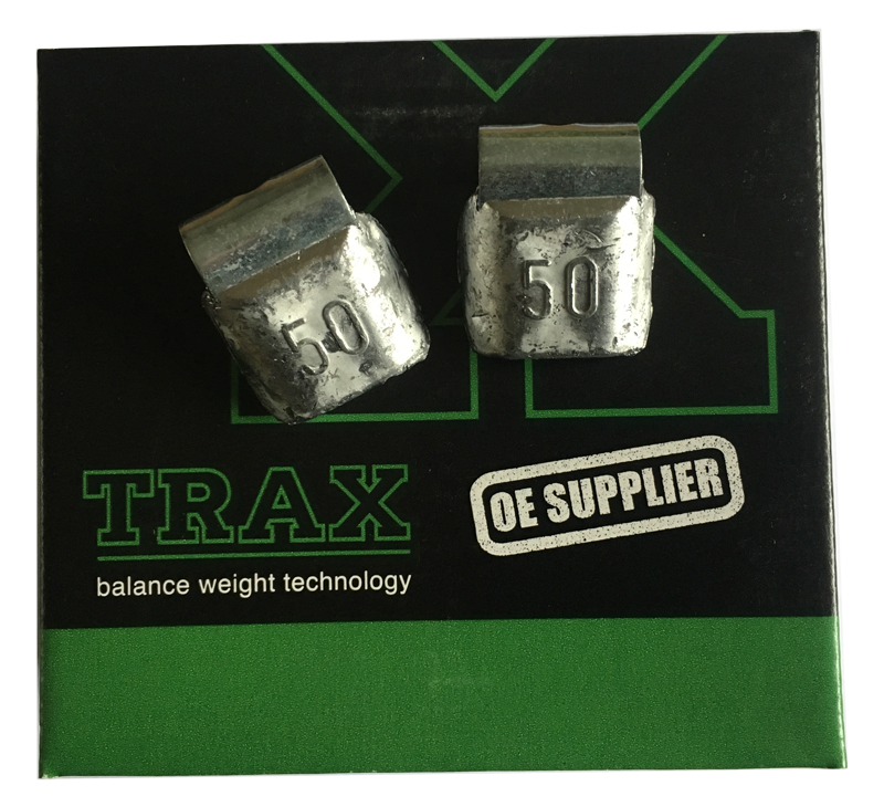 TRAX 50g Lead Wheel Weight for Truck Rims Box of 10