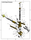 AME 11010-051 Bead Breaker Side arm Allen Key