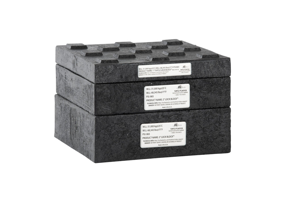 Lock Block Support Jack Support Stands, Lock Blox's Set of 3