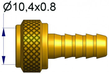 Schrader Rotating Nipple Inlet for 7mm Air Hose