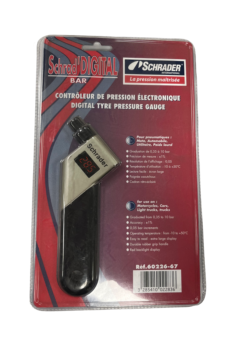 Schrader Service Gauge Single Head 0.35-10 Bar