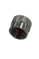 Round Silver Metal Valve Caps Bag (100)