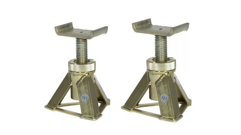 Axle Stands 24 Ton Per Pair , Screw Type for Low Applications