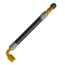 Schrader Flexible Rubber Valve Extension 405mm With a 90 deg Connector