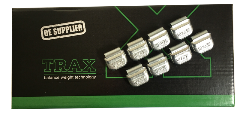 TRAX 10g Wheel Weight for Steel Wheels -  Box of 100