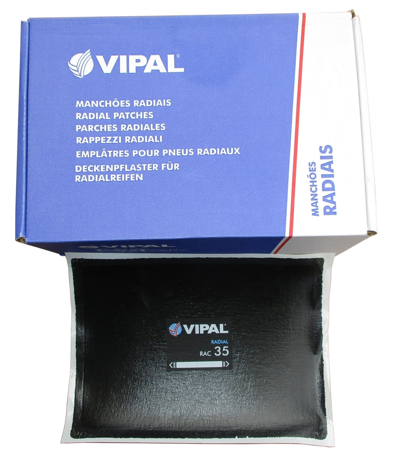 Vipal RAC35 Radial Tyre Patches 200 x 150mm Box of 10
