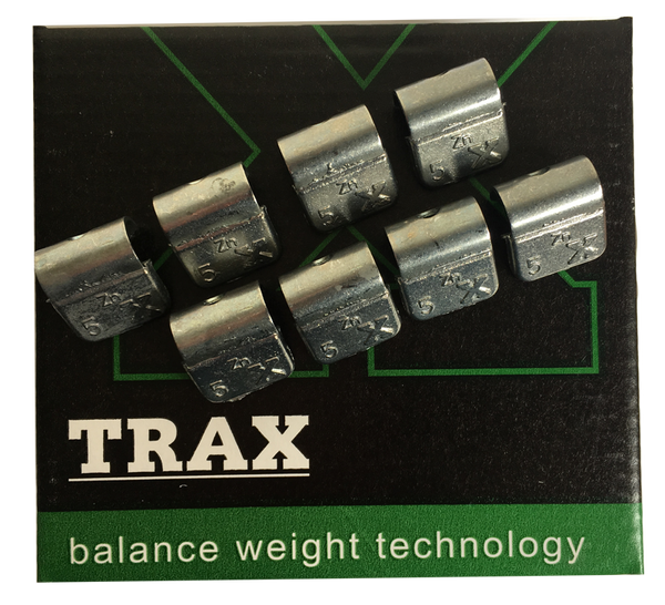 TRAX 5g Wheel Weight for Alloy Wheels - Box of 100