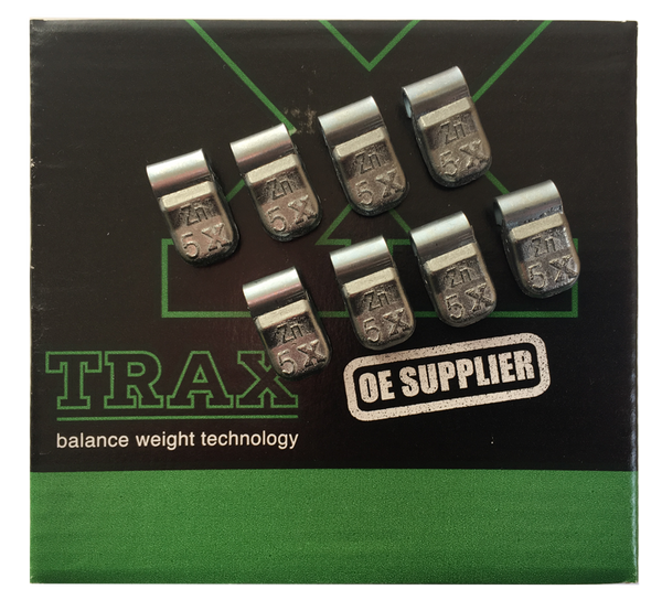 TRAX 5g Wheel Weight for Steel Wheels -  Box of 100