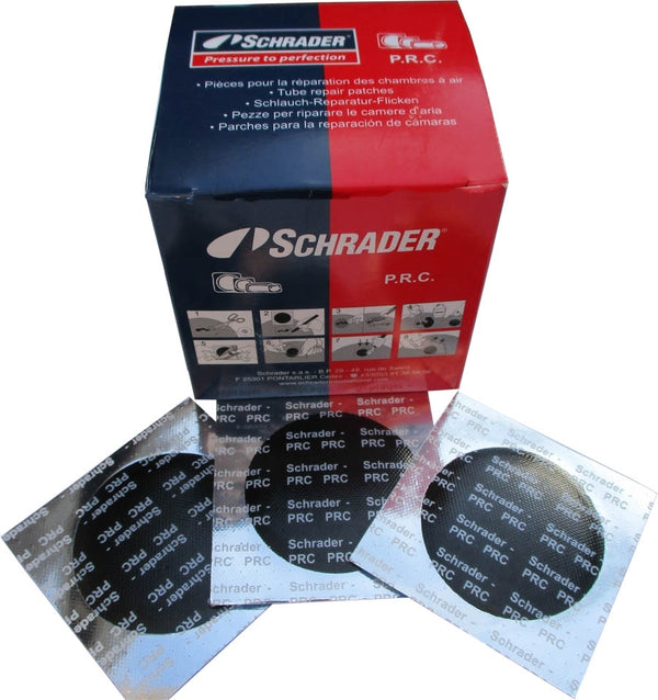 Schrader Tube Repair Patches 43mm Box of 30