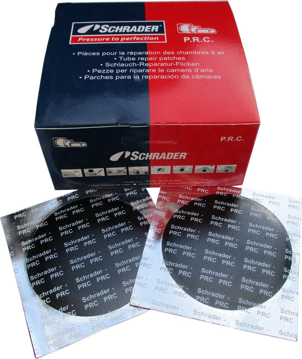 Schrader Tube Repair Patches 80mm Box of 30