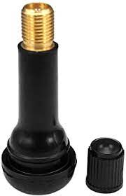 100 Pack TR414/TR413/TR412 Alloy Steel Wheel Snap-In Rubber Tubeless Tyre Valves – Universal