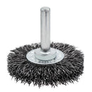 Circular Wire Brush 30mm on a 6mm Shaft