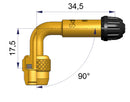 Bent Rigid Brass Valve Extension
