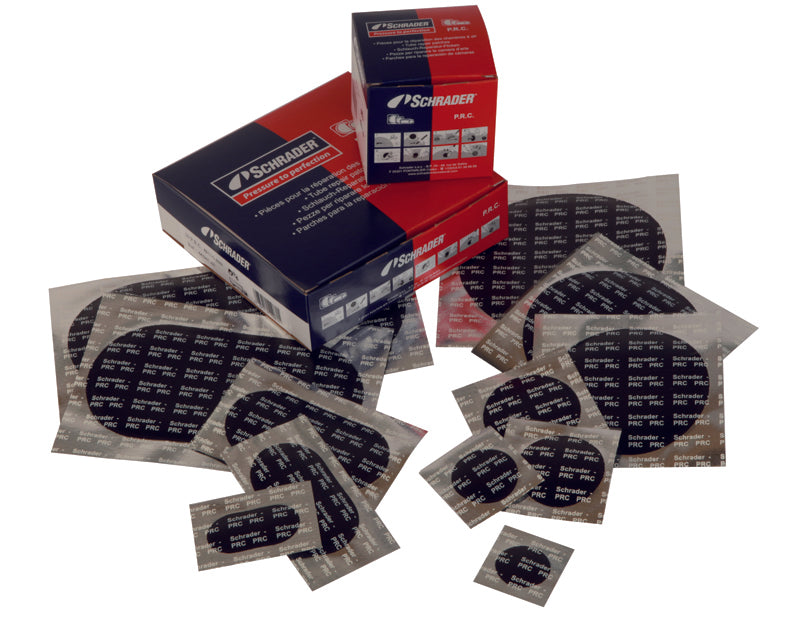 Schrader PRC Oval Tube Patch 74 x 37 mm Box of 30