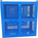 Enclosed Mesh Style Tyre Safety Cage 1240 x 1240 x 610mm Complete with PCL Qube1 Tyre Inflator SPECIAL OFFER