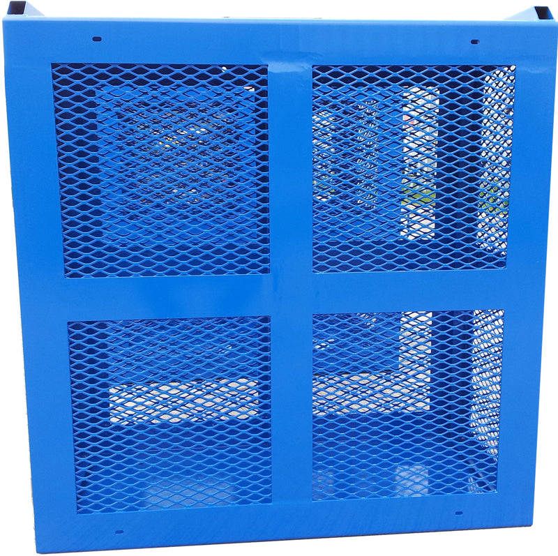 Mesh Enclosed Tyre Safety Cage 1830 x 1830 x 762mm