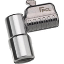 PCL Air Connector, Angled, Swivel, Open End, Rp 1/4" Inlet (CH4A01)