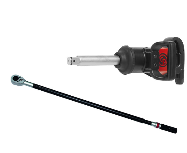 CP 1" Drive Air Impact Wrench CP 7782-6 With CP8920 3/4" Drive Torque Wrench