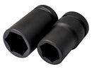 Thin Wall Impact Sockets 24mm to 38mm 1" Drive