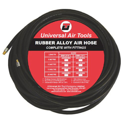 Air Hose Assembly - 13mm i.d. x 5 metres with 1/2" BSP threads