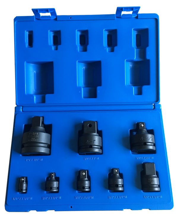 8 piece Set of Impact Drive Adaptors