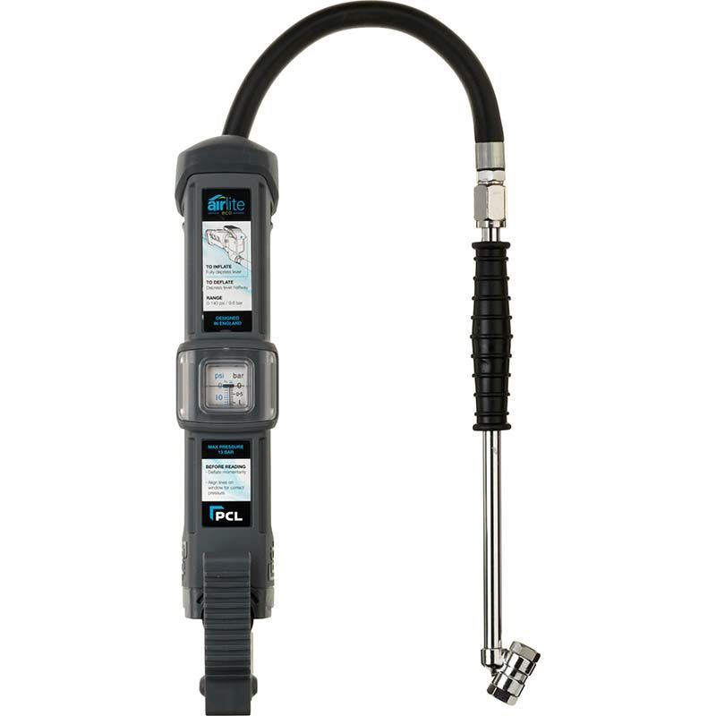 Airlite Eco Tyre Inflator 0.4m Hose Twin Hold-on Connector