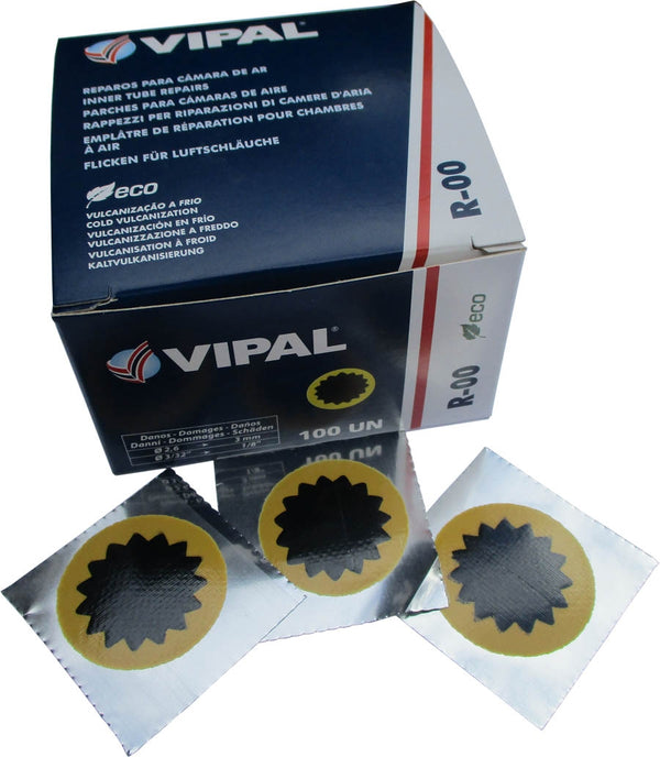 Vipal Tube Repair Patches R00 30mm Box of 100