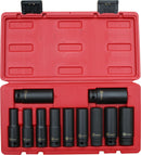 Impact Socket Set 11 piece 1/2" drive Deep Length